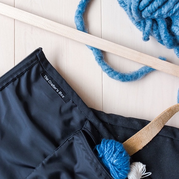 Portfolio Bag Black Canvas + Leather from The Crafter’s Box Ethically Made - Picture 6 of 14